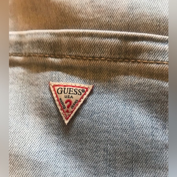 Guess distressed High Rise skinny jeans size 27 - Picture 9 of 14